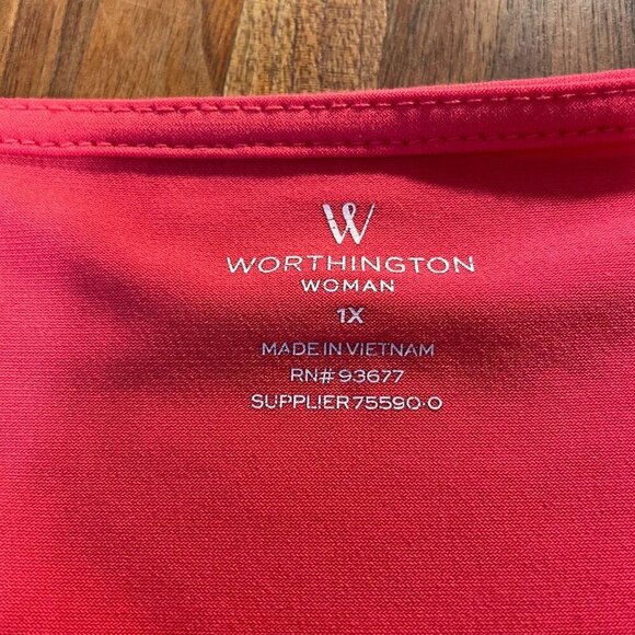 Worthington Blouse Size 1X - Picture 2 of 2
